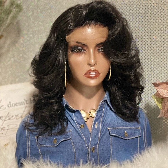 🔥72 HOUR SALE NEW 14” Leayeshia 5X4 Closure 💯 Brazilian Human Hair Wig 🔥 - Picture 10 of 16